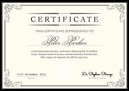Certification 1